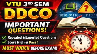 Celebrity VTU 3rd Sem DDCO|5 modules|MUST READ Important Questions | Exam Oriented | Pass & Score High Net Worth