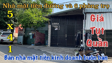 Bán nhà mặt tiền kinh doanh buôn bán_Kết hợp dãy phòng trọ_Vừa ở vừa có thu nhập_bán nhà bình dương