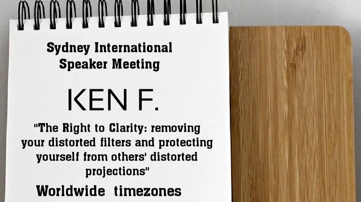 ACA Lunchtime Speaker Meeting: Removing Distorted Filters (audio podcast)