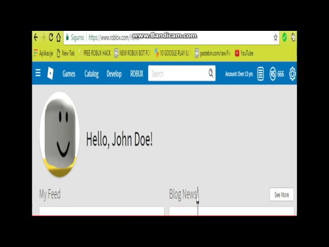 2TheEdge on X: Woah John Doe Is Online! #Johndoe #Roblox #Hacked   / X