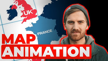 How to make map animation like @johnnyharris without using geolayers in after effects @Vox