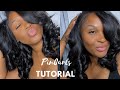 EASY AT HOME SALON PIN CURLS | BEGINNER FRIENDLY | ALISHA BRITTANY