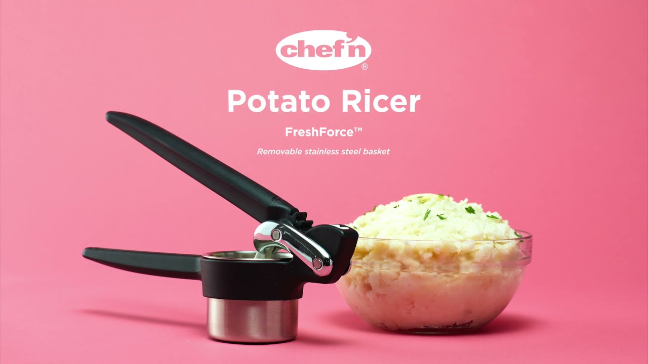 Chef'n Potato Ricer Press, Stainless Steel, Dishwasher Safe on Food52