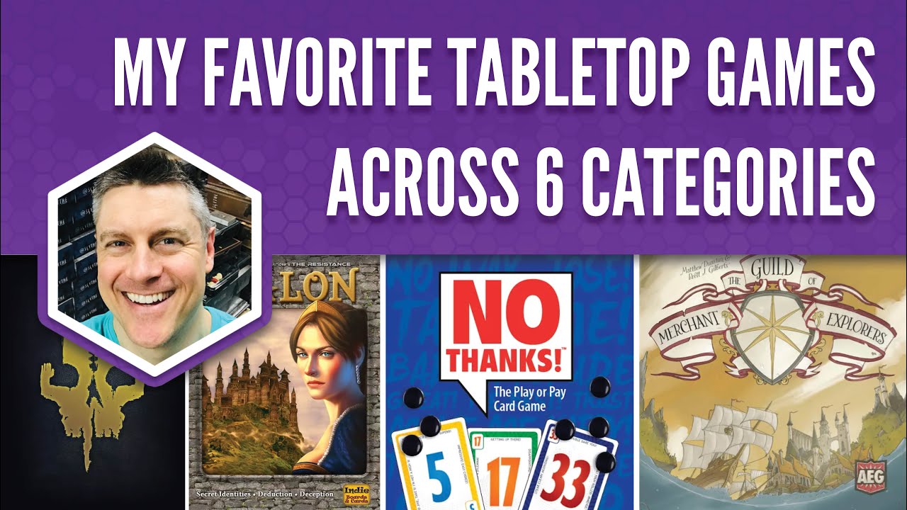 My Favorite Tabletop Games Across 6 Categories YouTube how-to-start-a-tabletop-games-business