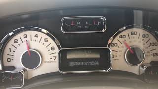 Clogged catalytic converter. 2013 expedition 5.4 L while driving