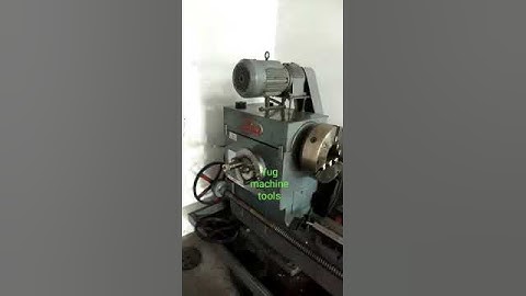 Twin screw extruder on Yug Machine Tools thread milling machine