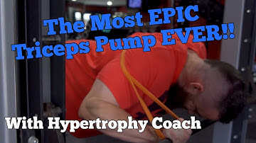 EPIC PUMP Triceps Finisher with Hypertrophy Coach Joe Bennett