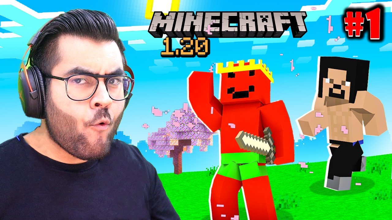 🔥 MINECRAFT 1.20 Survival - New World ft. KHALI 🔥 | Part 1 | Hitesh KS