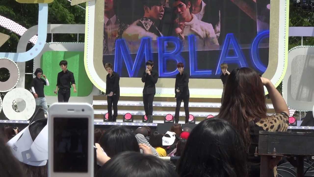 120504 SBS희망 TV - Mblaq - rehearsal 2