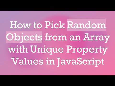 How to Pick