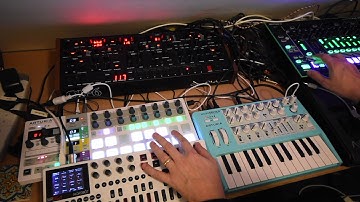 Jam #13 (Kordbot, OB-6, Microbrute SE, TR-8, Beatstep Pro, H9)