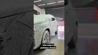 Ростов-на-Дону снег на мойке Lexus