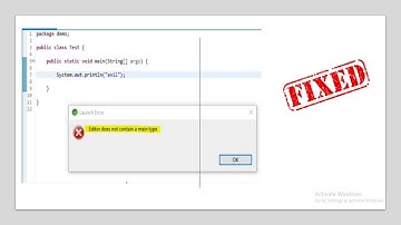 How To Fix Editor Does Not Contain Main Type in Eclipse IDE Java #eclipseide
