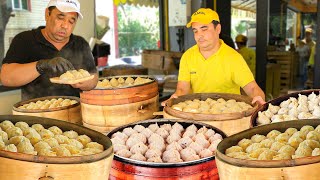 7 видов уйгурского манду в центре MANDU | Уличная еда в Узбекистане