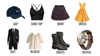 Clothes Vocabulary - Clothes in English - Name of Clothes - Vocabulary about Clothes