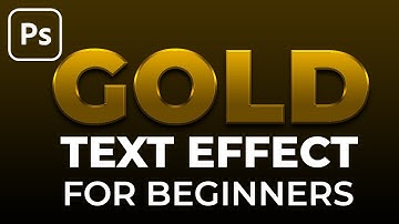Golden Text Effect Photoshop 2021 Tutorial using | Photoshop Tutorial for Beginners