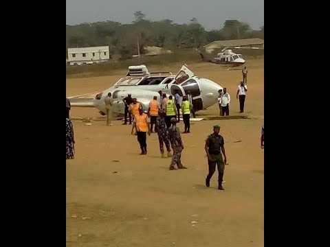 See How Helicopter Carrying Vice President Osinbajo Crashed in Kogi State [WATCH VIDEO]