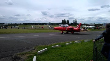 Ex RAF Red Arrows Hawker Siddeley Gnat At Air Britain Classic Fly In 2012
