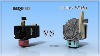 Битва TOP директов 100💲BIQU H2 vs 50💲 WIND Mellow, Сравнение Директ-экструдеров для 3д Печати