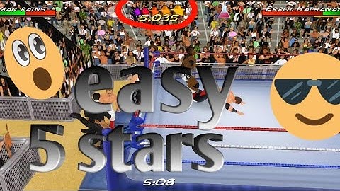 how to get 5 stars in booking career without playing in wr3D