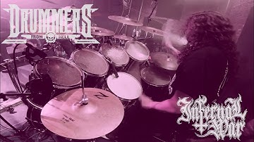 INFERNAL WAR-Spill the Dirty Blood of Jesus. Stormblast. Live in Poland 2025 (Drum Cam)