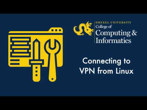 Connecting to VPN from Linux