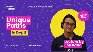 Unique Paths | Recursion | Dynamic Programming | Combinatorics | Leetcode 62