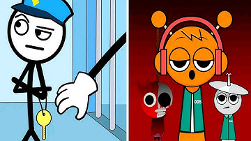 Thief Puzzle vs Spranky Run: Horror Game - Satisfying Android , iOS Gameplay Funny Videos