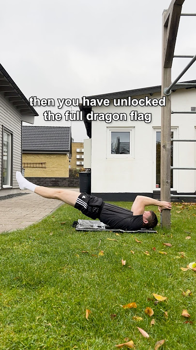 Guide to unlocking the dragon flag🐉🔓 My favourite core exercise🔥 Can you do it?💪 #calisthenics
