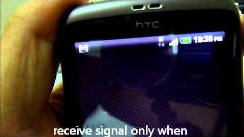 HTC Desire no reception on standby