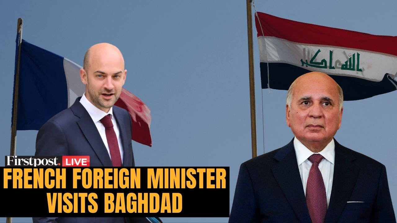 LIVE: Iraq and France Hold Briefing at the Foreign Ministry in Baghdad | N18G