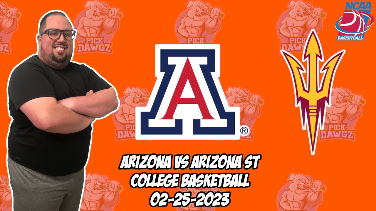 Arizona vs Arizona State 2/25/23 College Basketball Free Pick CBB
