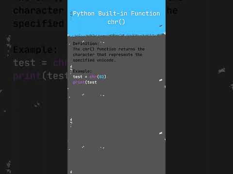 Python Built-in Function