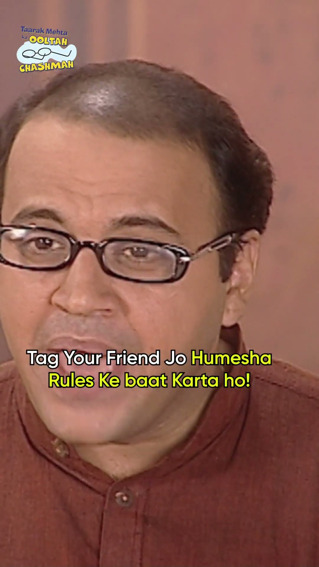 Tag your friend jo humesha rules ke baat karta ho!#tmkoc #funny #comedy #relatable #shorts