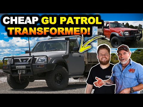 DIY Nissan Patrol Makeover for under $1,000! Raptor coat IN THE SHED + How to fix and stop rust