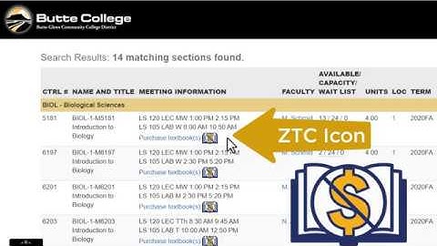 How to Find Zero Textbook Cost Classes Using the Class Schedule
