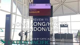 Cathay Pacific CX257 Hong Kong/HKG ✈︎ London/LHR|香港國際機場至希斯路機場|Full Review#11