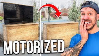 I Built a $3,000 DIY Outdoor TV Console