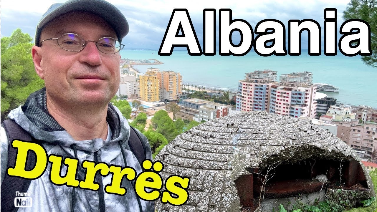 Albania poza sezonem 🇦🇱 Durrës w deszczu, bunkry i turkusowe morze