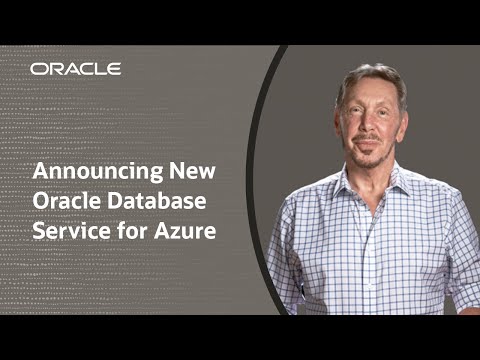 Announcing the new Oracle Database Service for Azure