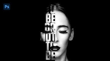 How to Create Text portrait Effect in Photoshop