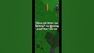 I am showing proof that I am not hacking