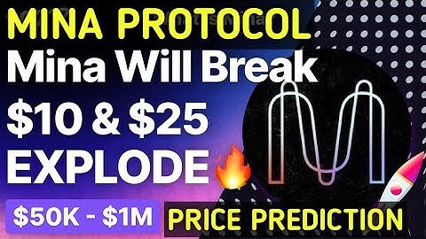 Mina protocol price prediction 2022 - 2025,  CAN MINA HIT $10? What is MINA coin. Coinbase list MINA
