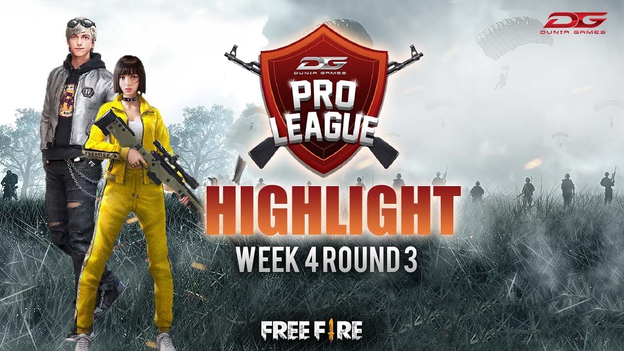 Dunia Games Pro League 2019 Free Fire Highlight Week 4 Round 3