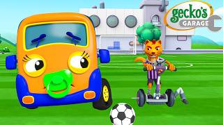 Fair Play Football Mix Up | Gecko's Garage 🚚 | Cartoons For Kids | Toddler Fun Learning