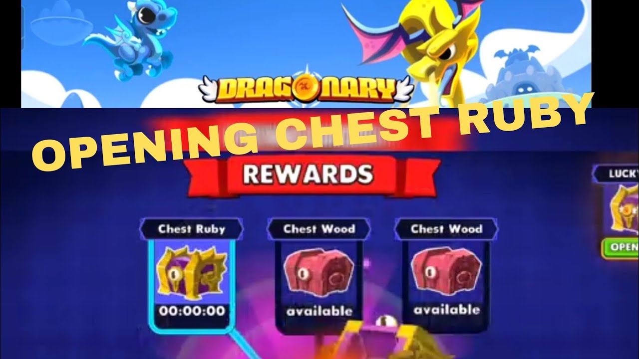 Dragonary Opening Chest Ruby, Hatching Egg from Reward!