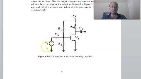 Open ended Common Source amplifier lab
