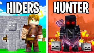 100 Players Simulate a Deadly Hide and Seek in Minecraft...