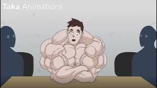 (Widescreen) Daydreaming Muscle Growth | -Mini Anim Series-