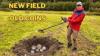 Metal Detecting a New Permission | Old Coins with Minelab Equinox 900 Metal Detector!